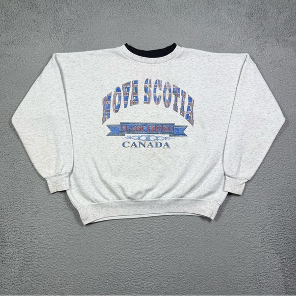 Vintage 90s Nova Scotia Canada sweatshirt - Picture 2 of 4